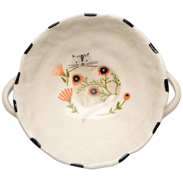 Catbloom Ceramic Footed Bowl By Danica - Freshie & Zero Studio Shop