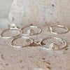 Rainbow Stacking Ring - Silver - by Alex Ren - Freshie & Zero Studio Shop