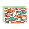 Colorful Fish: Letterpress Card Box Set of 6 by Shorthand Press - Freshie & Zero Studio Shop
