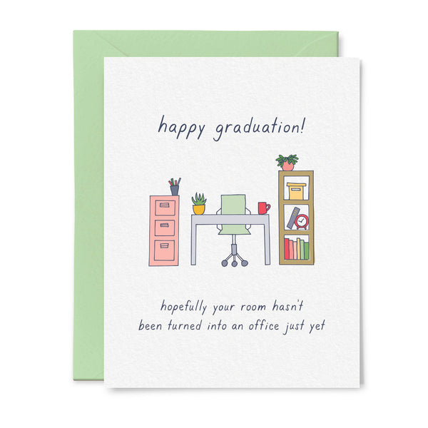 Graduation Office Card - Freshie & Zero Studio Shop