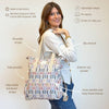 Convertible Shoulder Bag/Backpack: Boho Geometric - Freshie & Zero Studio Shop
