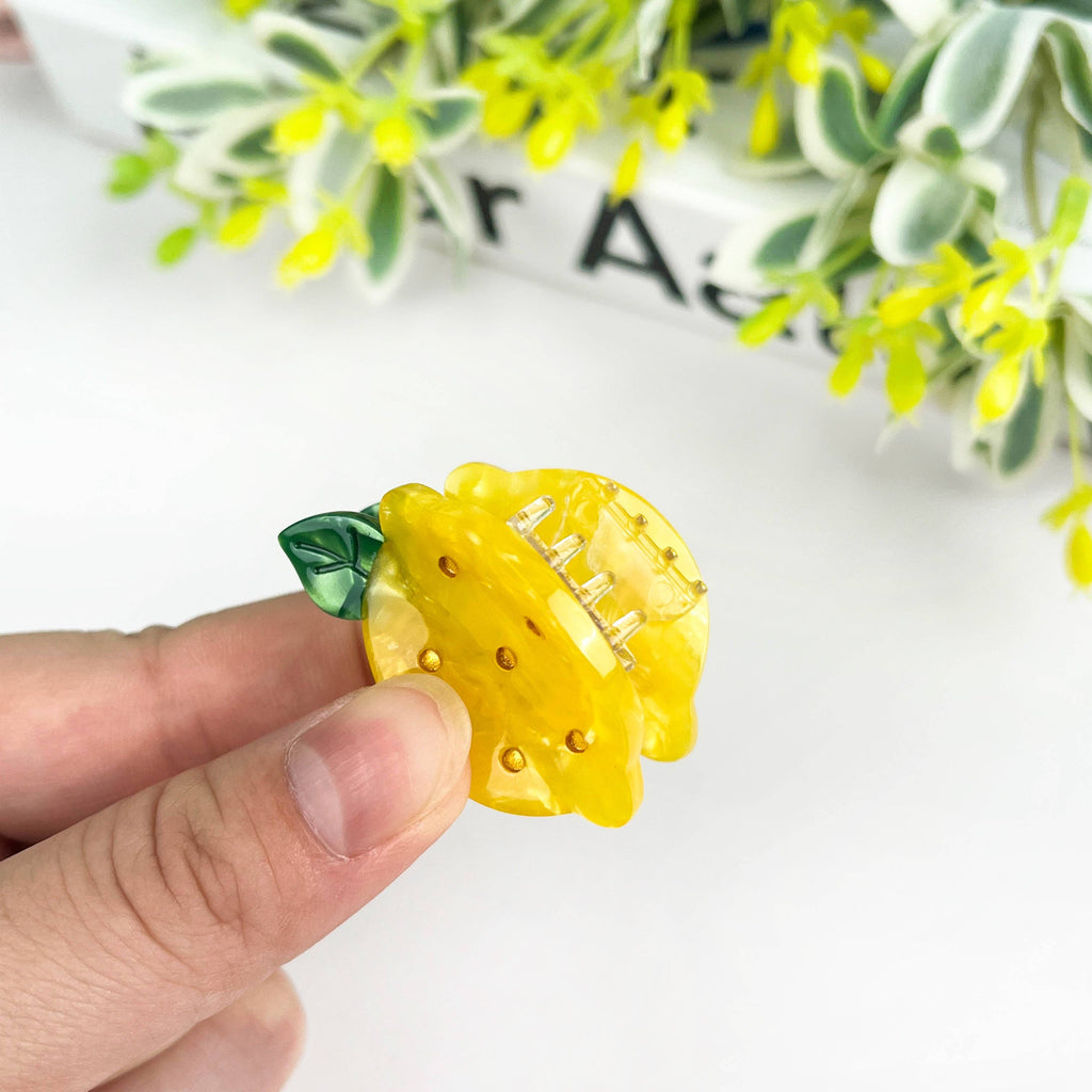 Lemon Mini Hair Clip Set of 2 - Freshie & Zero Studio Shop