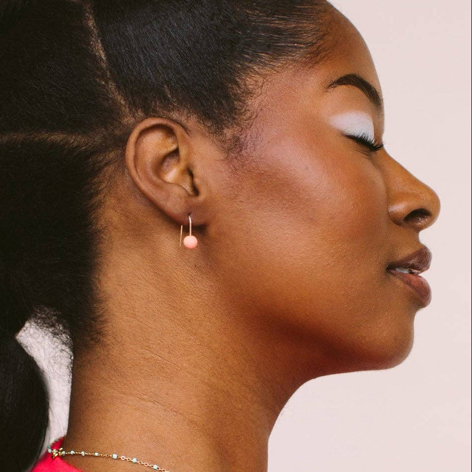 Dainty Dot Earrings by Twenty Two West - Freshie & Zero Studio Shop