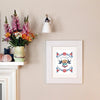 Swallows & Anchor Art Print - 11.75 x 8.25 - Freshie & Zero Studio Shop