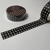 Black and White Checked Stars Washi Tape  - Freshie & Zero Studio Shop