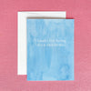 Thanks for Being Like a Dad to Me Greeting Card - Freshie & Zero Studio Shop