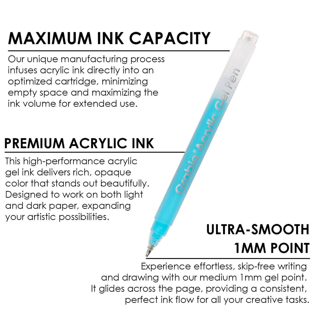 Bold & Bright Acrylic Gel Pen Coloring Kit: Forest - Freshie & Zero Studio Shop