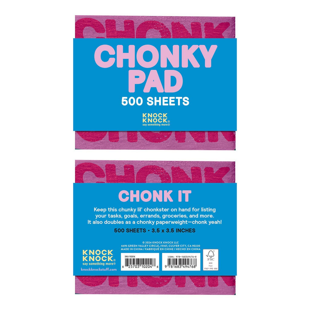 Chonky Checklist Cat Notepad Cube - Freshie & Zero Studio Shop