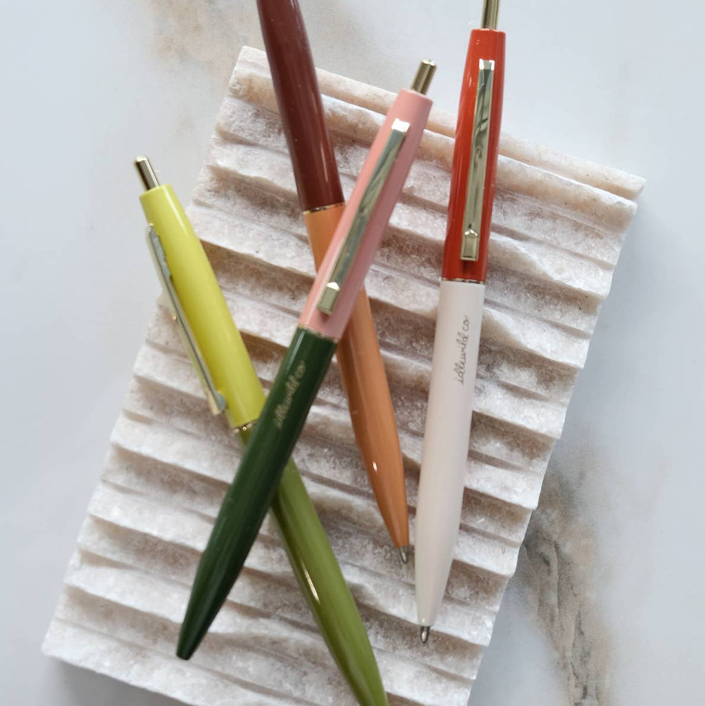 Retro Pen Set of Four | Desert Tones - Freshie & Zero Studio Shop