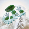 Nimue Pond with Lotus Flowers and Fish Acetate Hair Claw - Freshie & Zero Studio Shop