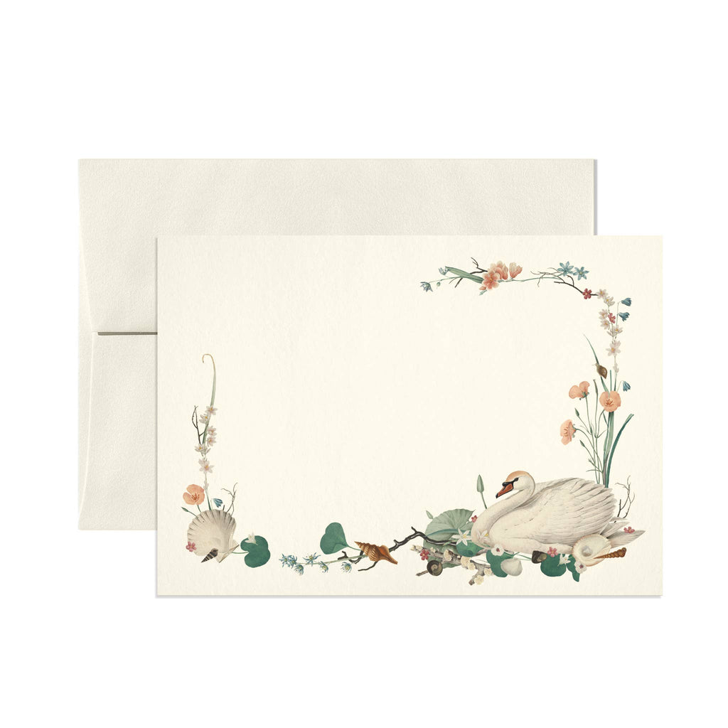 Swan Lake Notecard Set - Freshie & Zero Studio Shop