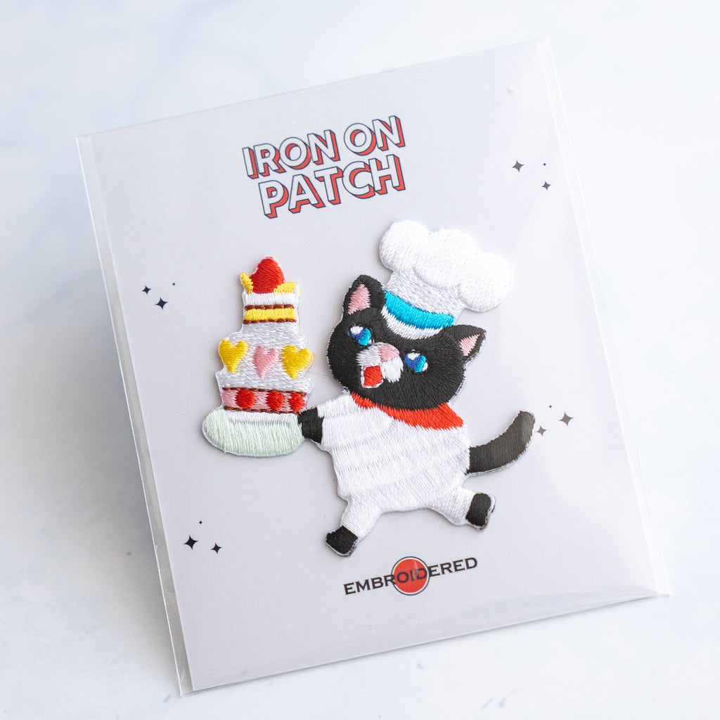 Iron-On Patch: Le Chat Chef | Kusuguru Japan - Freshie & Zero Studio Shop