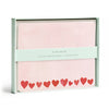 Mini Hearts Blush Flat Note Set by E. Frances Paper - Freshie & Zero Studio Shop