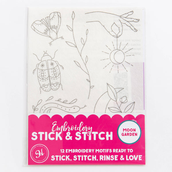 Moon Garden Stick & Stitch Embroidery Pack - Freshie & Zero Studio Shop