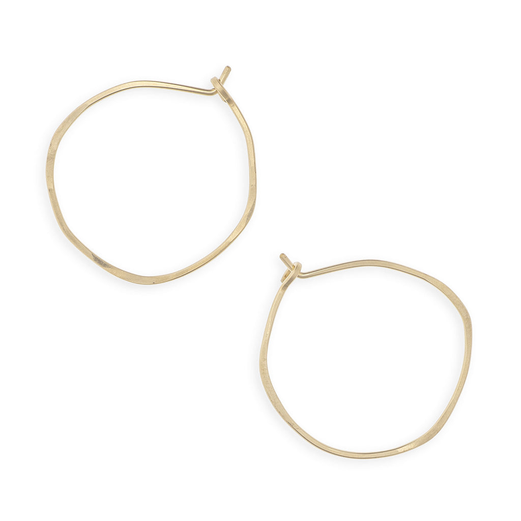 Hammered Hoop Earring Jewelry Making Class - Freshie & Zero Studio Shop
