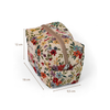 Squared Makeup Bag: Heritage Floral - Freshie & Zero Studio Shop