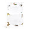 Off the Leash Dogs Notepad by E. Frances Paper - Freshie & Zero Studio Shop