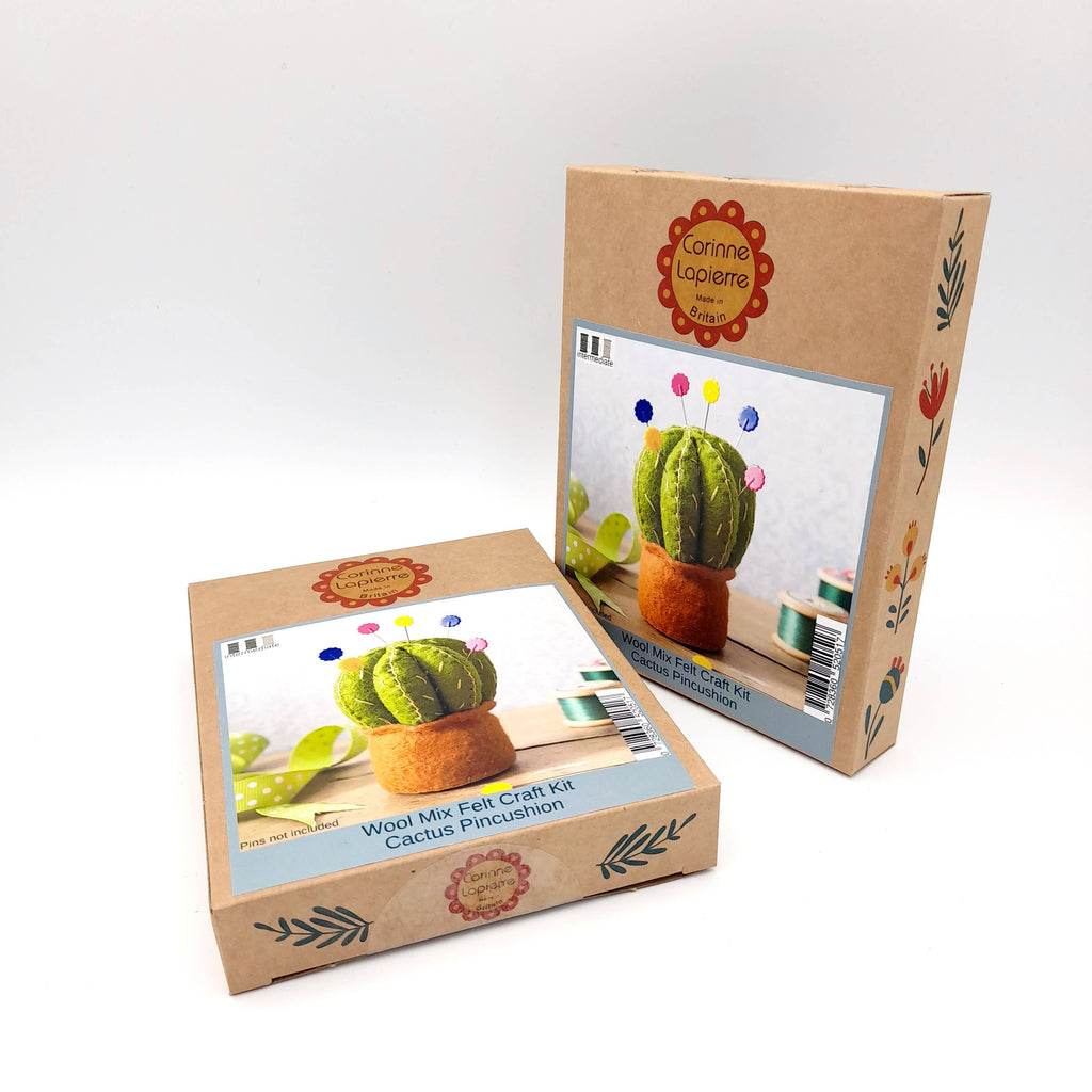 Cactus Pincushion Felt Craft Mini Kit - Freshie & Zero Studio Shop