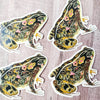 Garden Toad clear matte sticker - Freshie & Zero Studio Shop