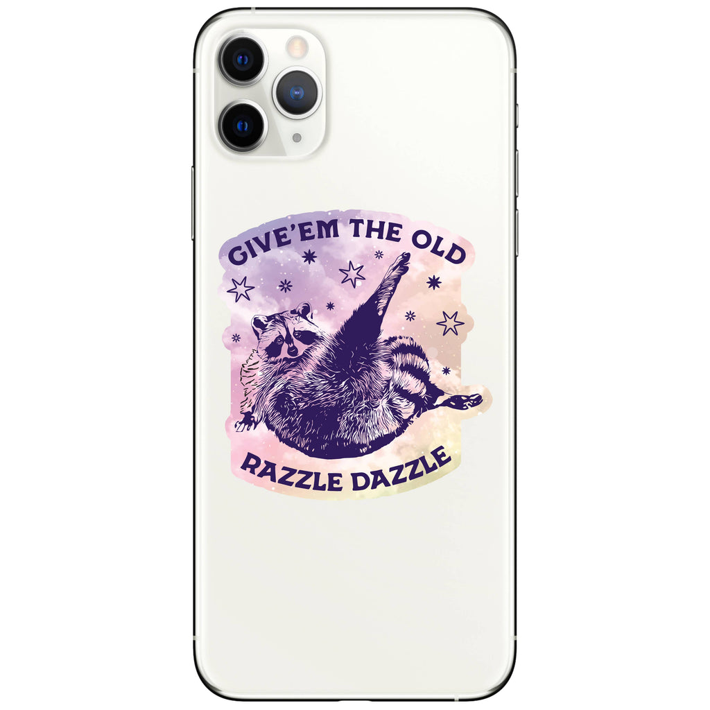 Razzle Dazzle Raccoon Sticker - Freshie & Zero Studio Shop