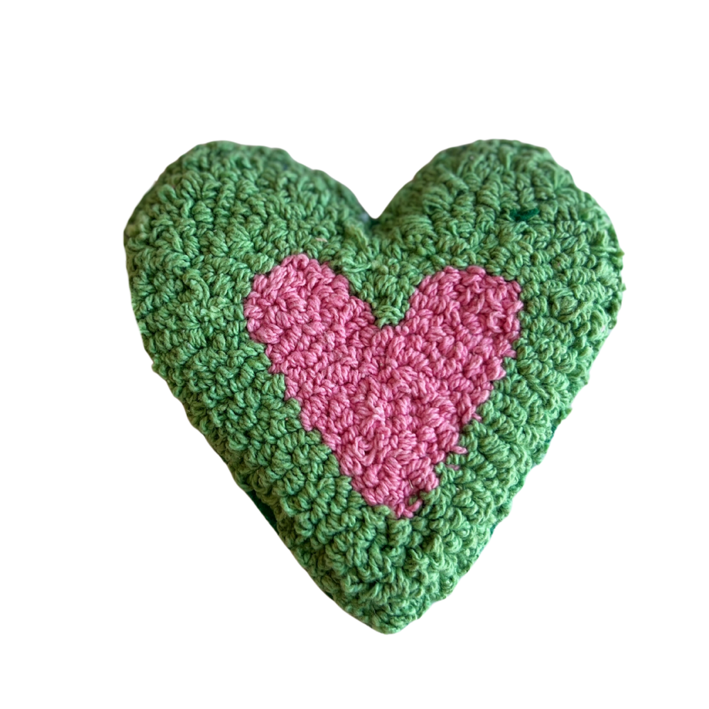 Cotton Blend Heart Shaped Coasters - Freshie & Zero Studio Shop