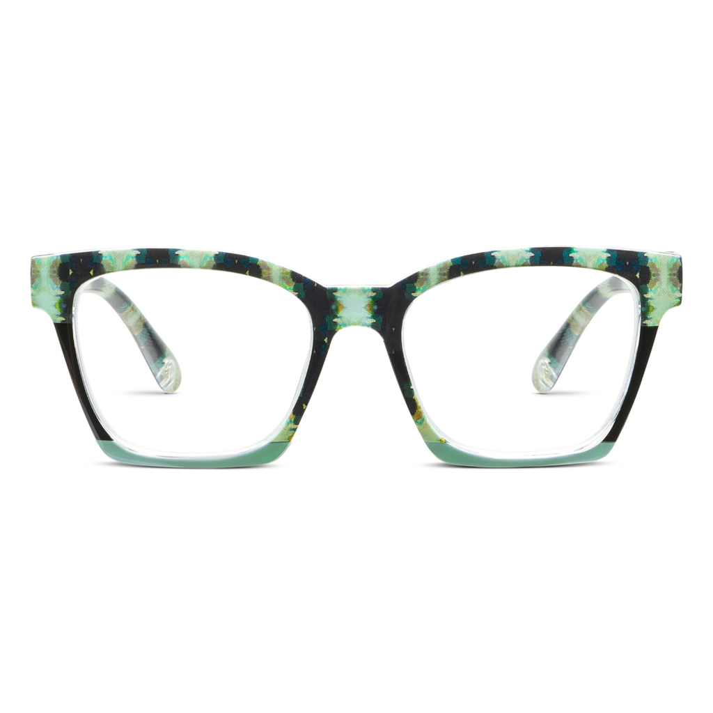 Peepers x Laura Park Reading Glasses: Birdie/Orchid Blossom Navy Colorblock - Freshie & Zero Studio Shop