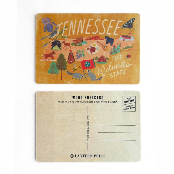 Celebrate Tennessee Wooden Postcard - Freshie & Zero Studio Shop