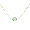 Orb Artisan Glass Necklace - green - Freshie & Zero Studio Shop
