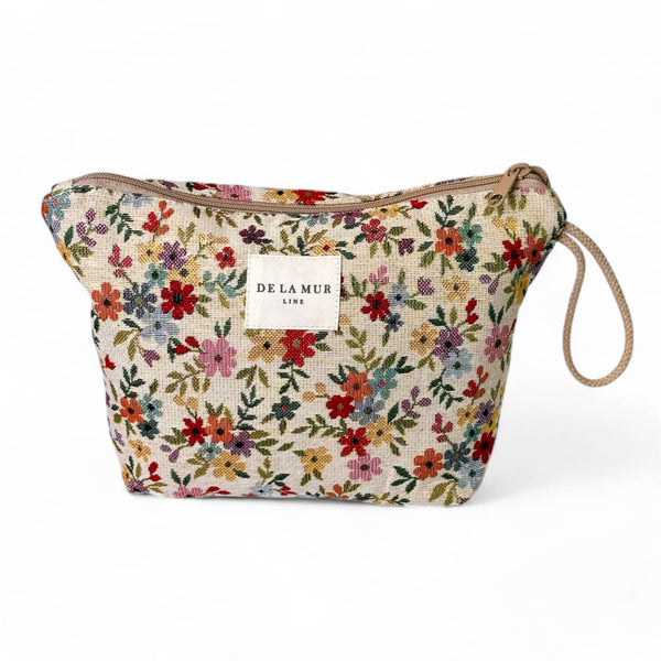Large Makeup Bag: Heritage Floral - Freshie & Zero Studio Shop