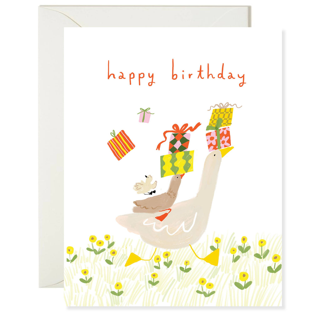 Duck Delivery Birthday Card - Freshie & Zero Studio Shop
