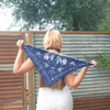 Hedgerow Bandana - Fairy, Floral, Graphic Print & Gift - Freshie & Zero Studio Shop