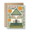 Welcome Home – Hand-Illustrated Folk-Art Housewarming Card - Freshie & Zero Studio Shop