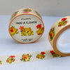 Frog & Flower Washi Tape - Freshie & Zero Studio Shop