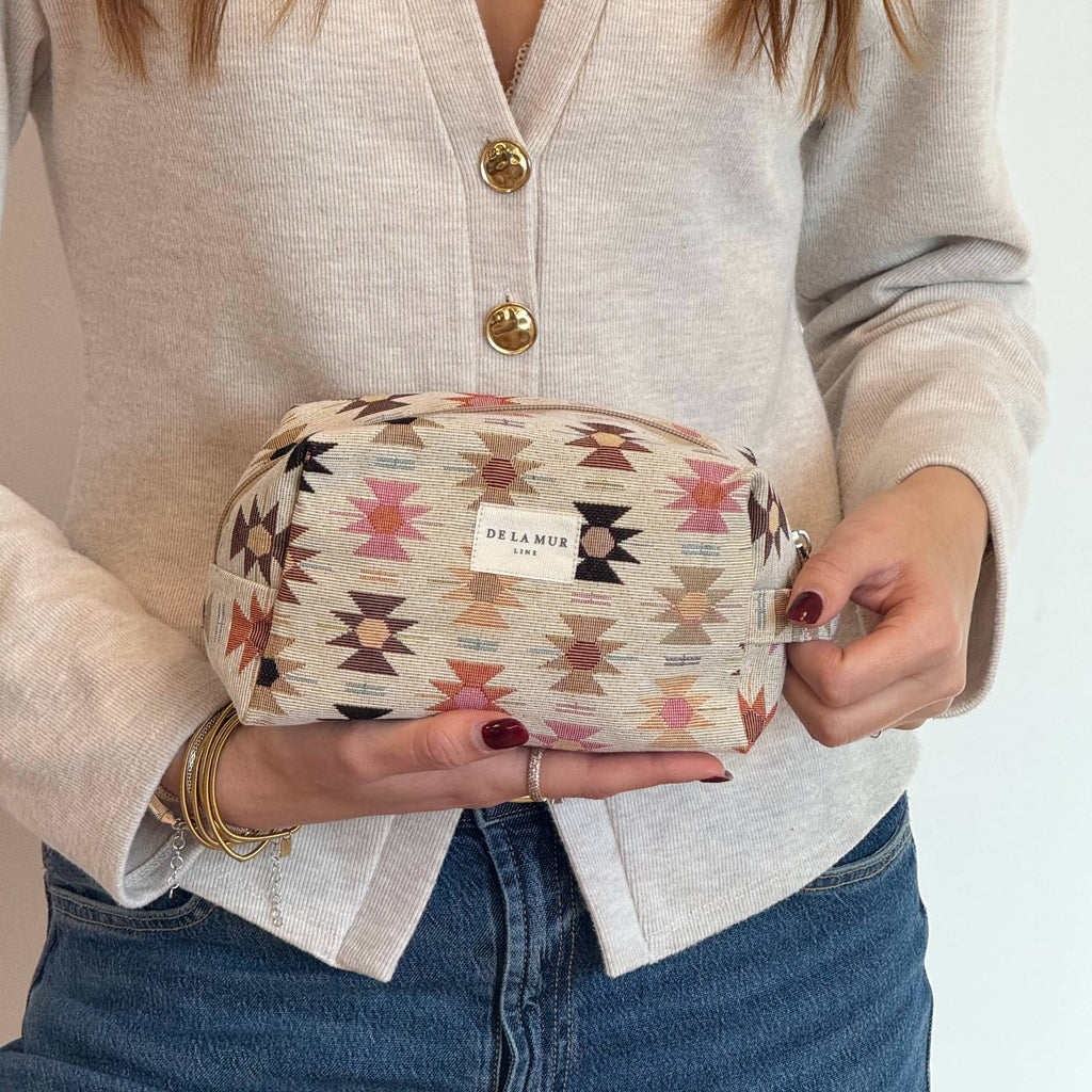 Squared Makeup Bag Royal - Freshie & Zero Studio Shop
