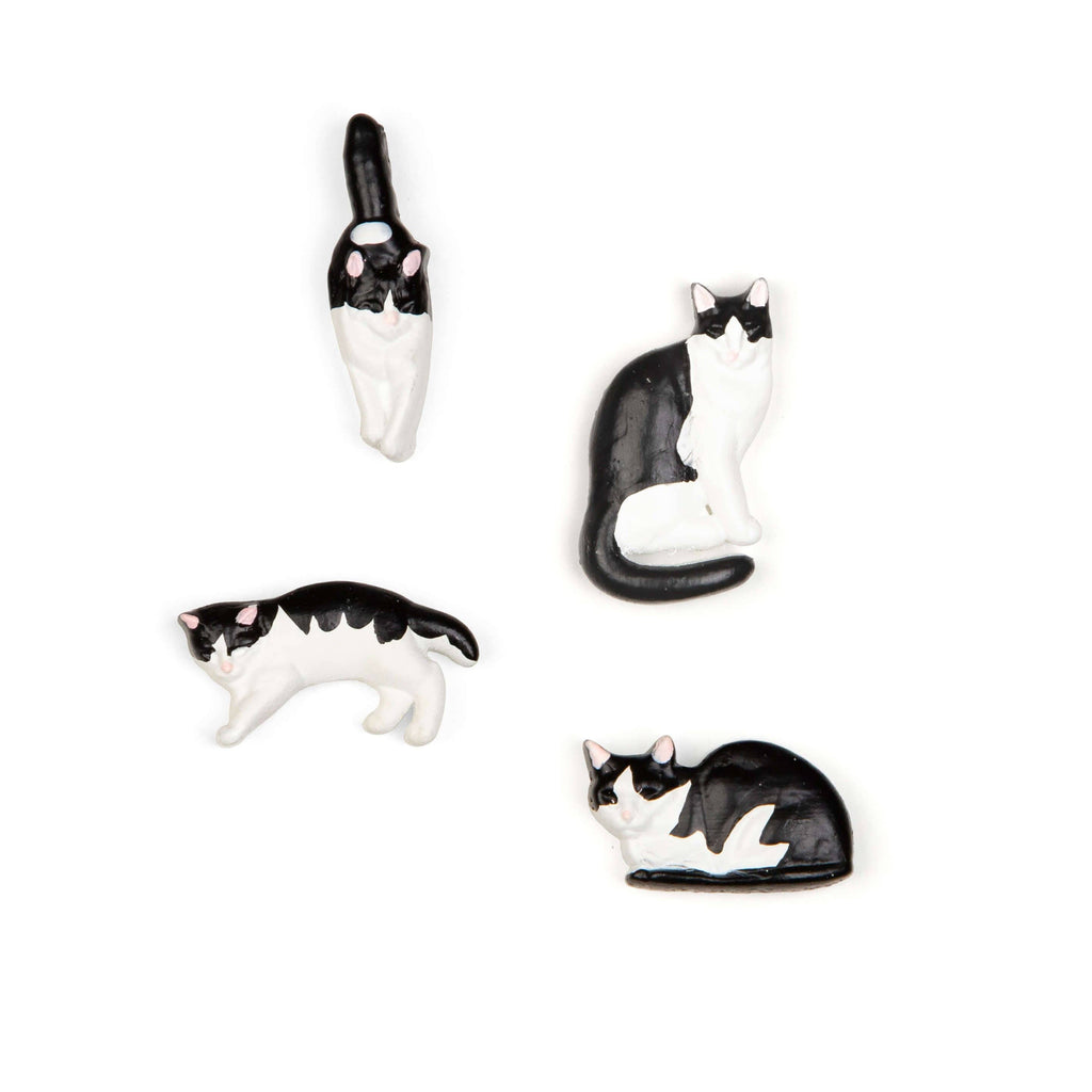 Little Mighty Magnets: Tuxedo Cats - Freshie & Zero Studio Shop