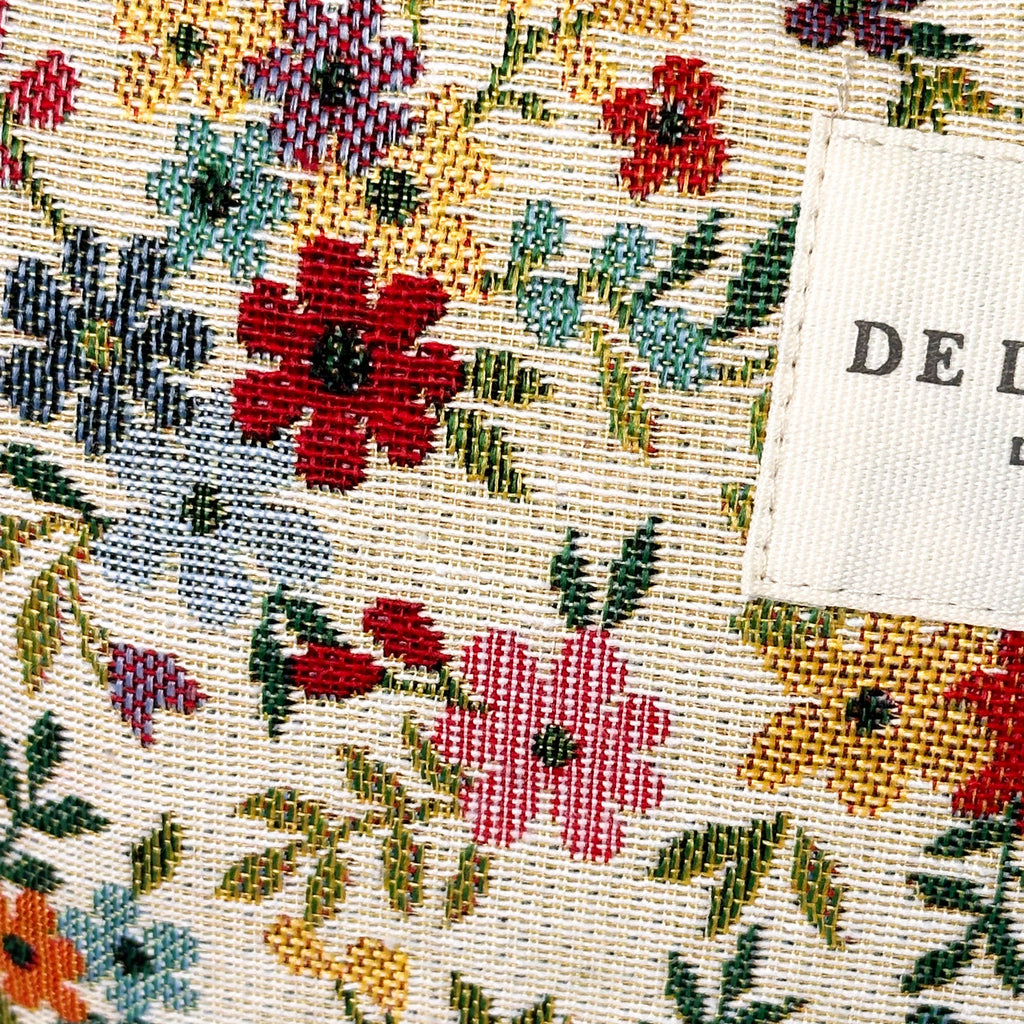 Large Makeup Bag: Heritage Floral - Freshie & Zero Studio Shop