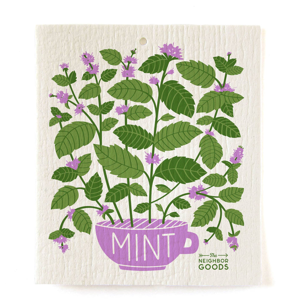Mint Sponge Cloth - Freshie & Zero Studio Shop