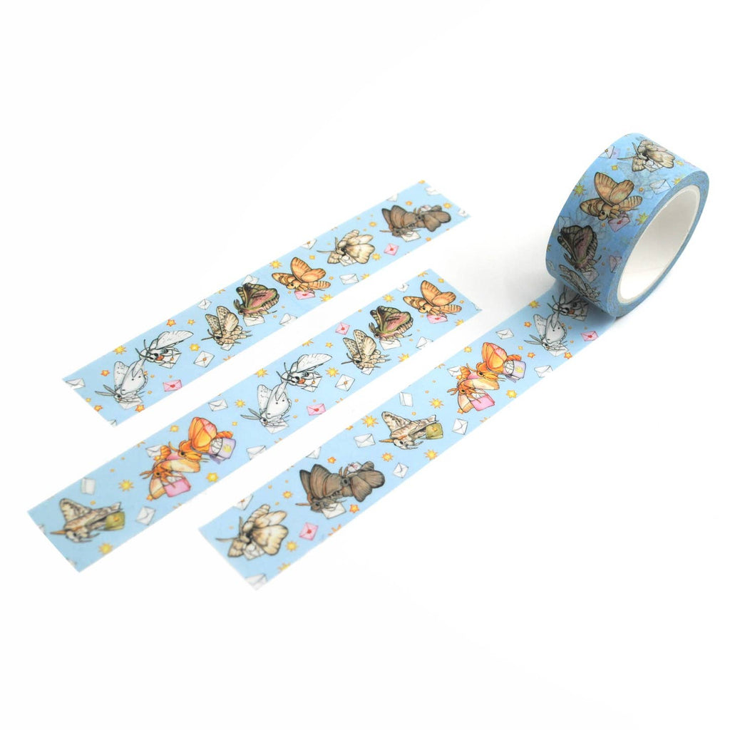 Mail Moths Washi Tape - Freshie & Zero Studio Shop