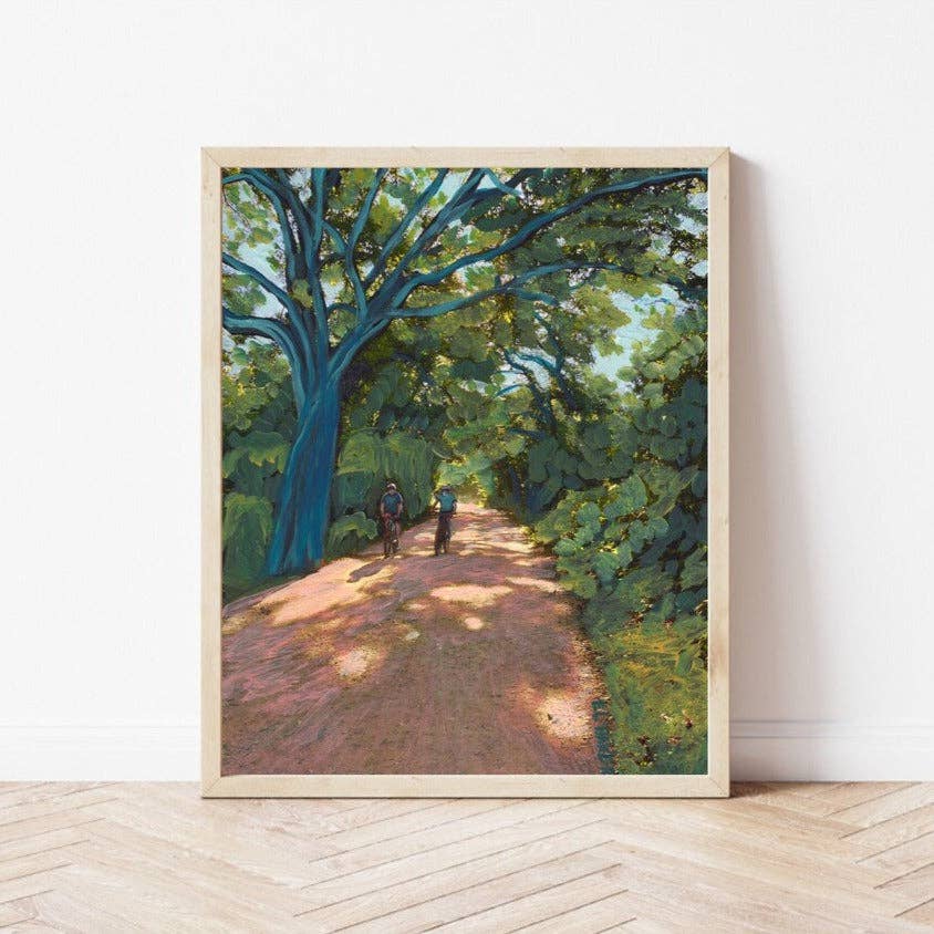 Lady Bird Lake Trail Print: 16×20 - Freshie & Zero Studio Shop