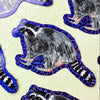Glitter Raccoon Sticker - Freshie & Zero Studio Shop