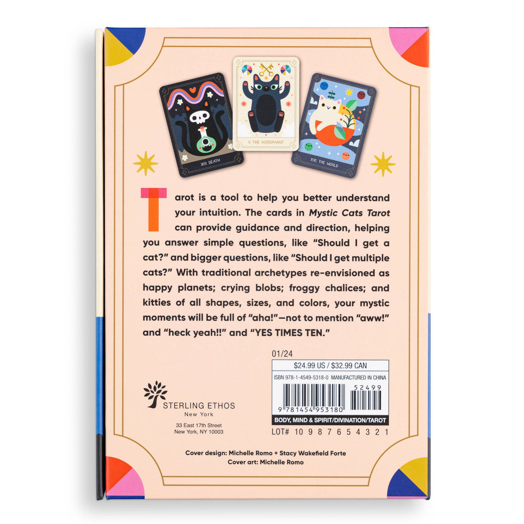 Mystic Cats Tarot: A 78-Card Deck and Guidebook - Freshie & Zero Studio Shop