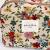 Squared Makeup Bag: Heritage Floral - Freshie & Zero Studio Shop