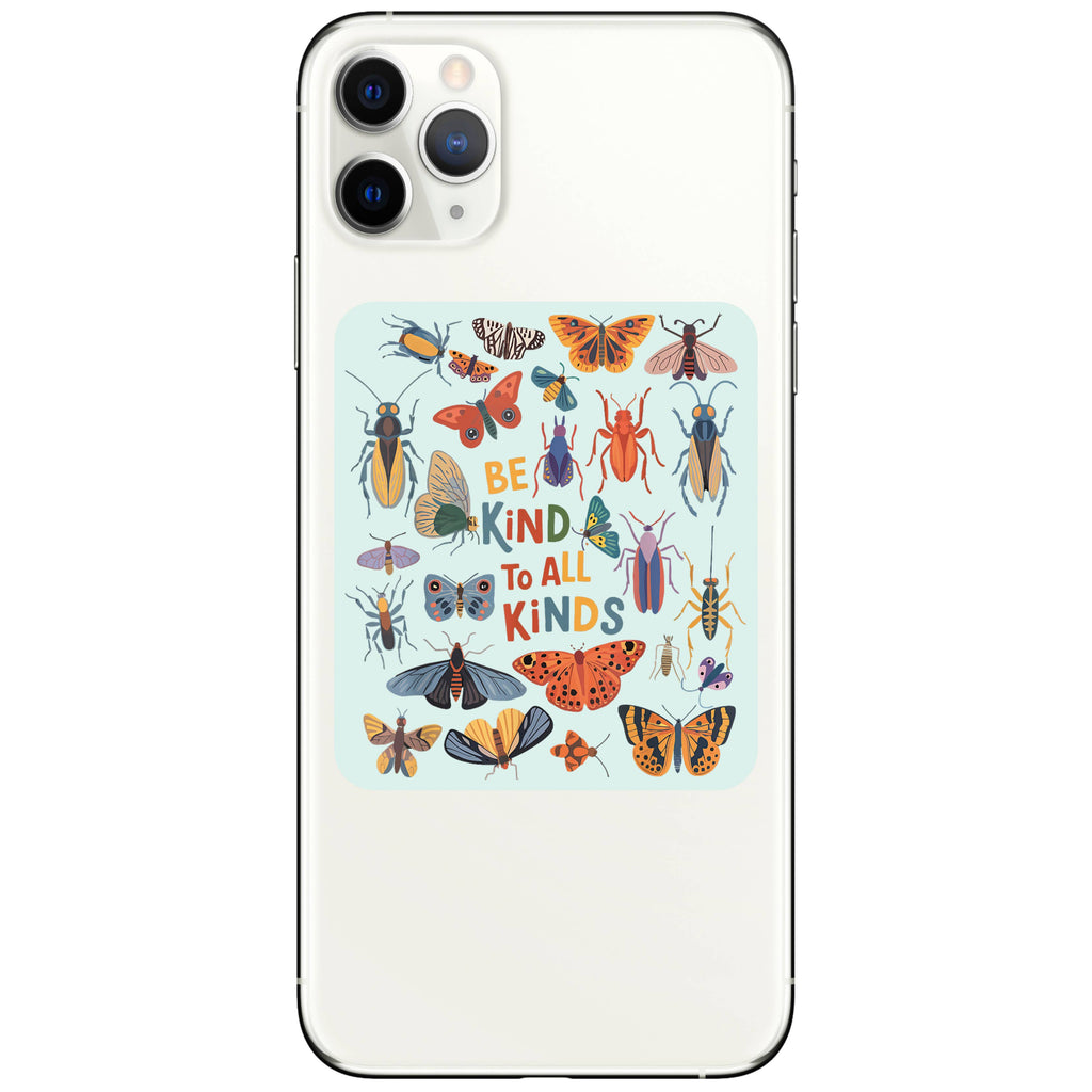 Be Kind to All Kinds Bugs Vinyl Sticker - Freshie & Zero Studio Shop