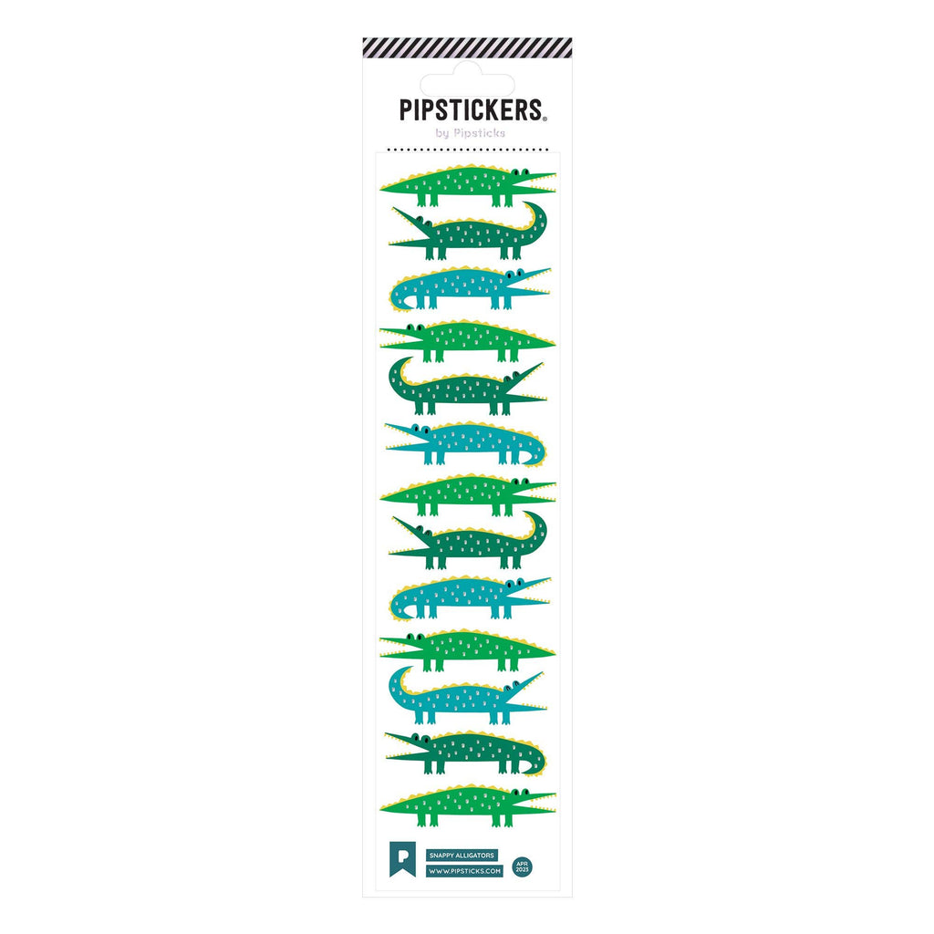 Snappy Alligators Sticker Sheet by Pipstickers - Freshie & Zero Studio Shop