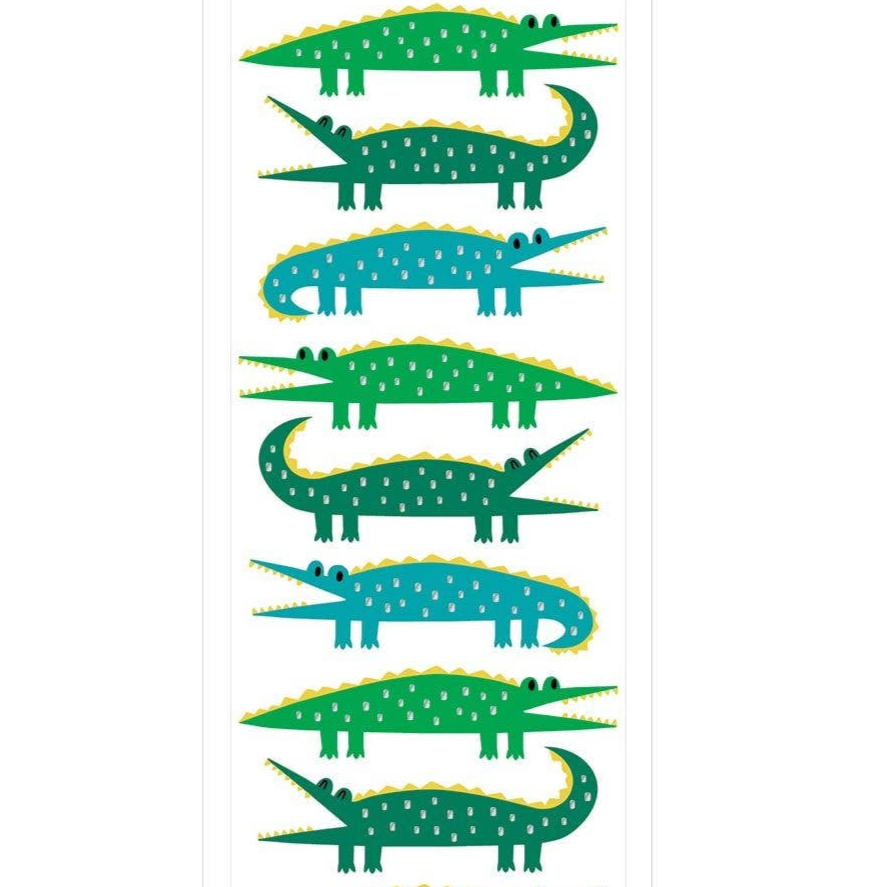 Snappy Alligators Sticker Sheet by Pipstickers - Freshie & Zero Studio Shop