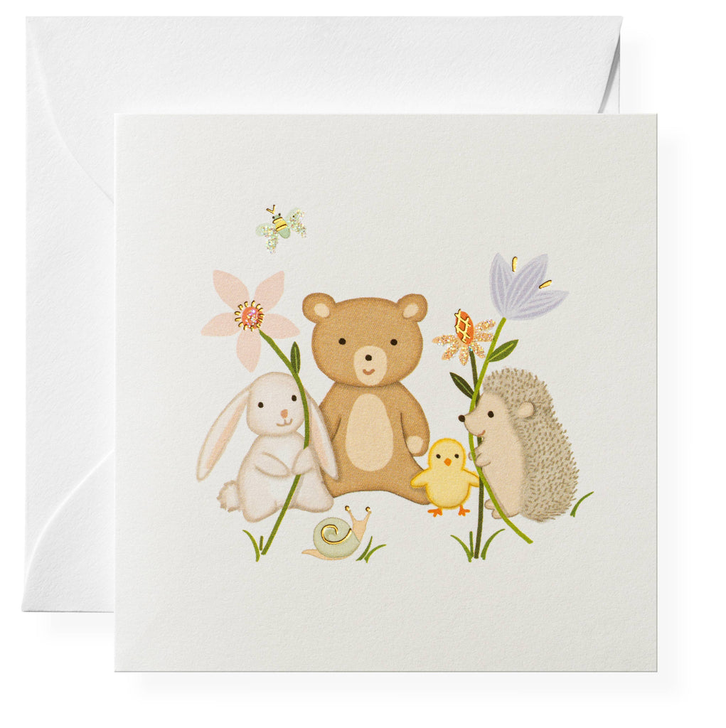 Little Animal Friends Gift Enclosure Card - Freshie & Zero Studio Shop