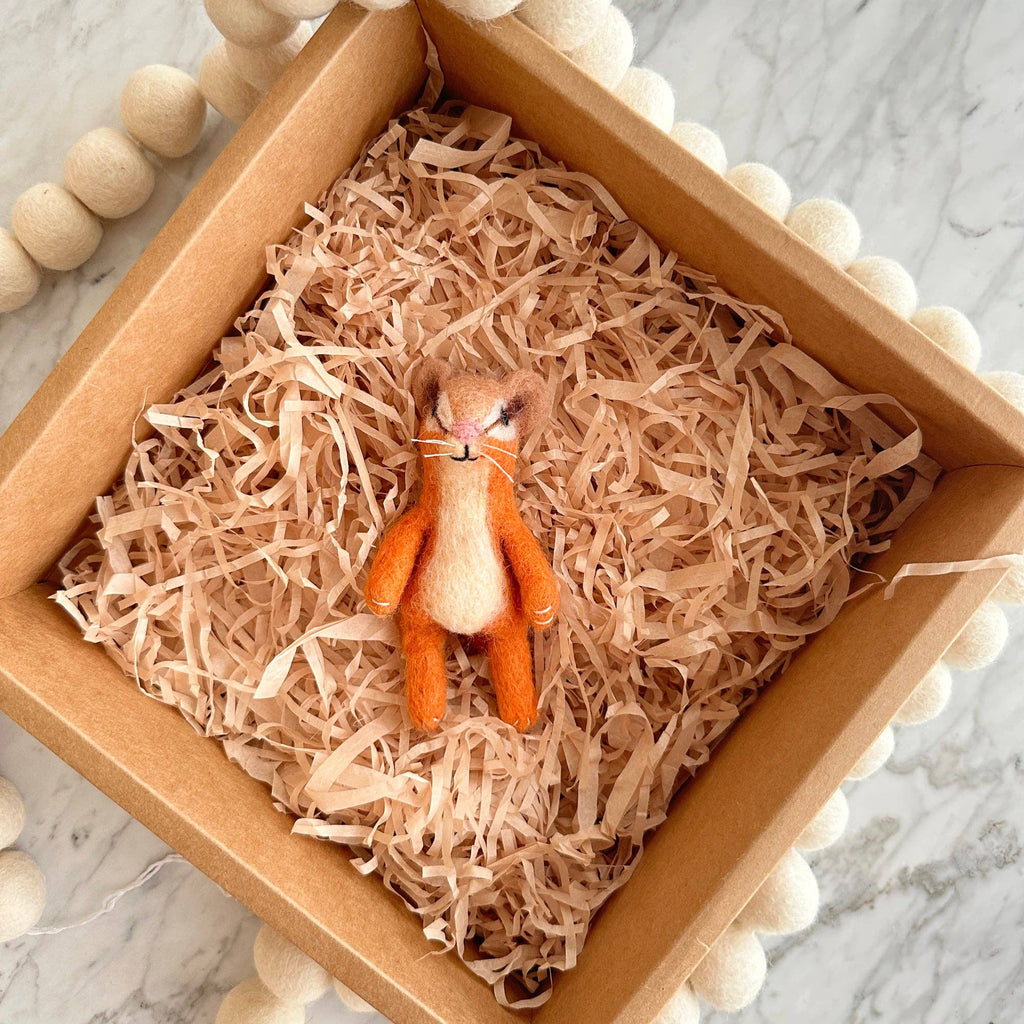 Chipmunk Finger Puppet - Freshie & Zero Studio Shop