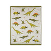 Organic Cotton Baby Blanket - Dinosaurs - Freshie & Zero Studio Shop