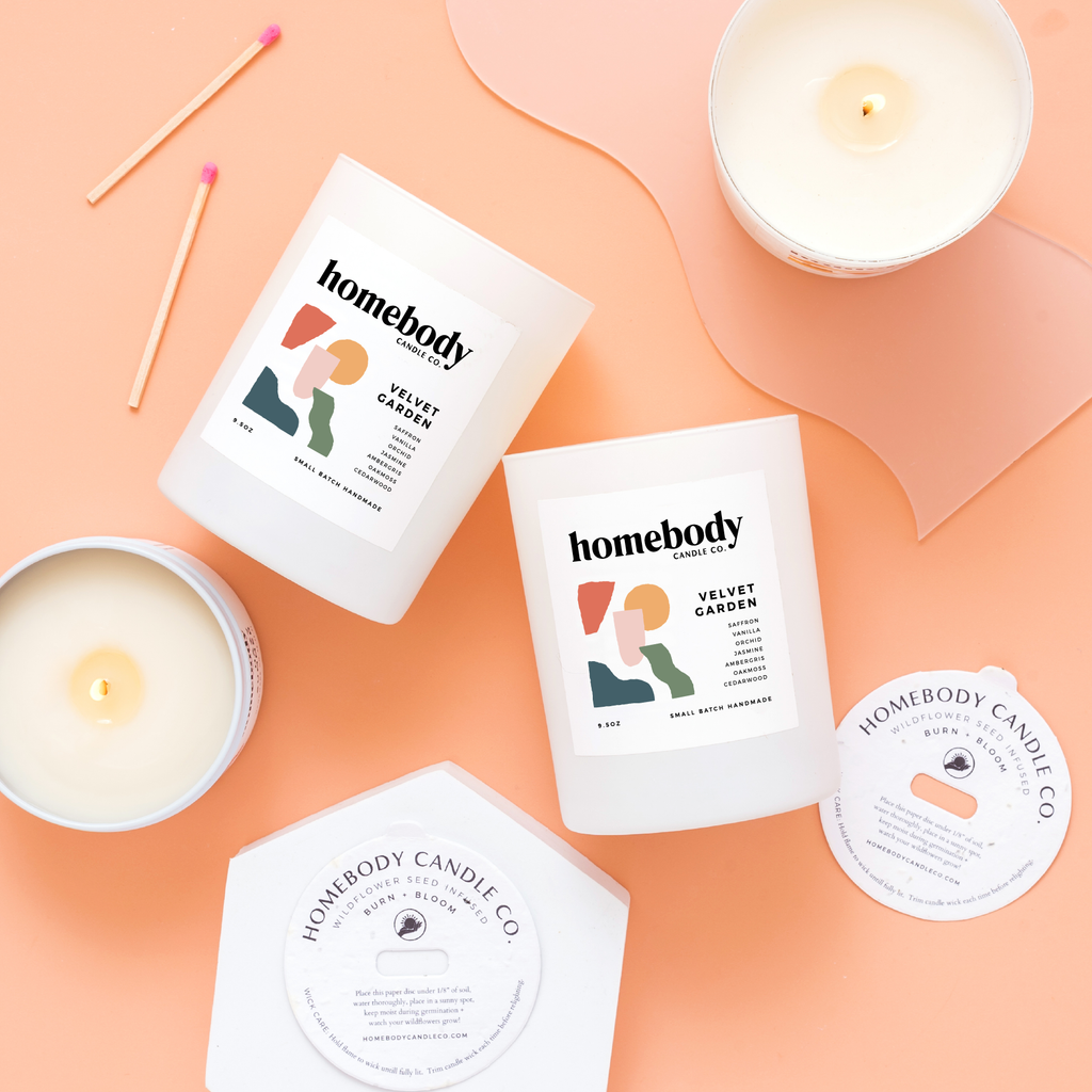 Homebody Candle: Velvet Garden - Freshie & Zero Studio Shop