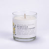 Mimosa Medium Glass Candle by Just Bee - Freshie & Zero Studio Shop